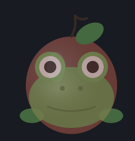 Apple or Frog simulation screenshot